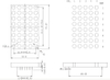 3.4 インチ 5x8 単色 LED ドットマトリックス