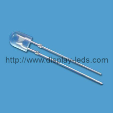 3 mm 楕円形 LED ランプ (青色)
