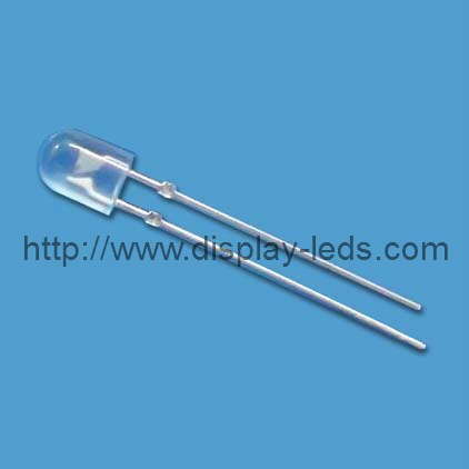3 mm 楕円形 LED ランプ (青色)