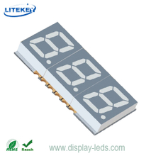 0.39 インチ 3 桁 7 セグメント SMD ディスプレイ