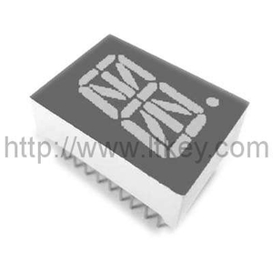 共通のピン 12 と 17 を備えた 0.8 インチ英数字ディスプレイ