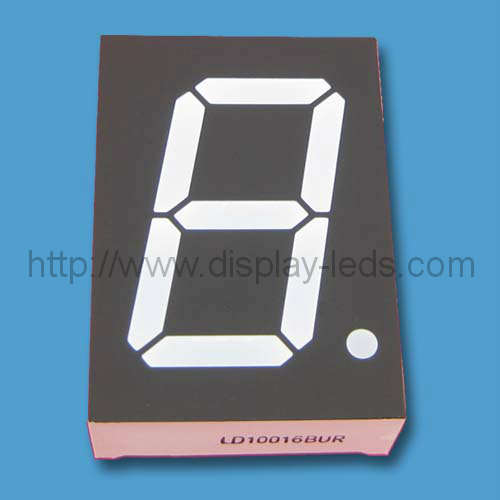 セグメントごとに 1 つの LED を備えた 1 インチ 1 桁の数値ディスプレイ