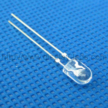 5 mm 楕円形 LED ランプ (青色)