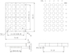 4 インチ 5x7 デュアル カラー ドットマトリックス LED ディスプレイ