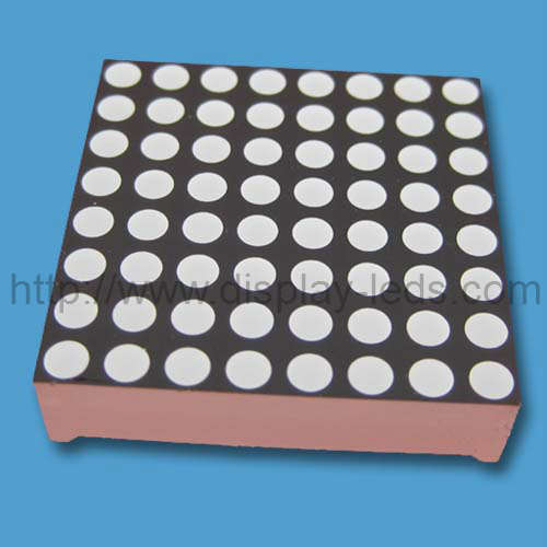 1.2 インチ 8x8 単色 LED ドットマトリックス