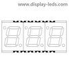 0.28 インチ 3 桁 7 セグメント SMD ディスプレイ