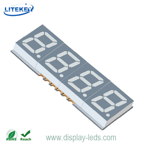 0.39 インチ 4 桁 7 セグメント SMD ディスプレイ