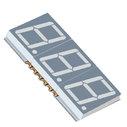 0.56 インチ 3 桁 smd LED ディスプレイ