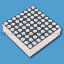 0.7 インチ 8x8 LED ドットマトリックス