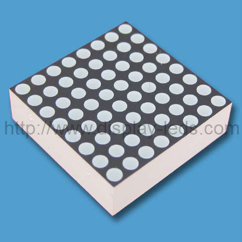 0.7 インチ 8x8 LED ドットマトリックス