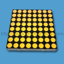 2 インチ 8x8 LED ドット マトリックス (黄色)