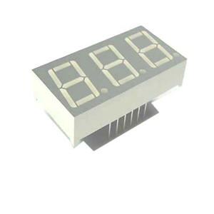 0.4 インチ 3 桁 7 セグメント LED ディスプレイ