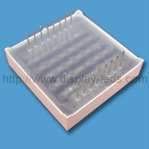 1.2 インチ 8x8 単色 LED ドットマトリックス