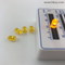 琥珀色の5mm楕円形LED