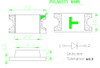 1206 赤色 SMD LED