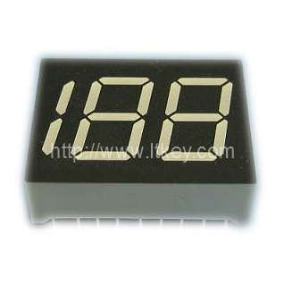 0.4 インチ 2.5 桁 LED 数値ディスプレイ