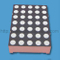 1.20 インチ (30 mm) 5x7 2 色ドット マトリクス LED ディスプレイ