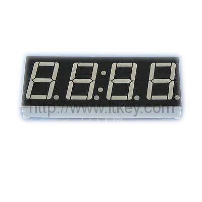 0.56 インチ 4 桁 7 セグメント時計 LED ディスプレイ