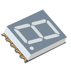 0.51 インチ 1 桁 smd LED ディスプレイ