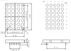 3 インチ 5x7 ドットマトリックス LED ディスプレイ