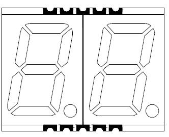 0.56 インチ 2 桁 smd LED 5620 