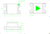0805 黄緑色 SMD LED