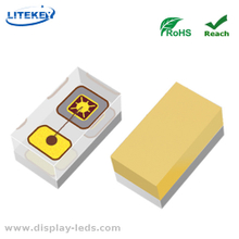 0201 赤色 SMD チップ LED RoHS 準拠、0.65 (L) X0.35 (W) mm