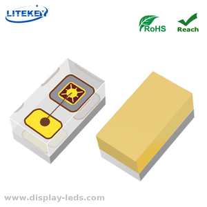 0201 白色 SMD チップ LED RoHS 準拠、0.65 (L) X0.35 (W) mm