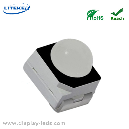 超高輝度黄色 PLCC 3528 ドーム SMD LED、角度 60 度
