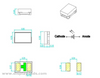 0201 黄緑 SMD チップ LED RoHS 準拠、0.65 (L) X0.35 (W) mm