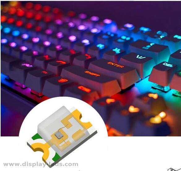 0805 RGB 2012 SMD チップ LED RoHS 準拠、2.0(L) X1.2 (W) mm