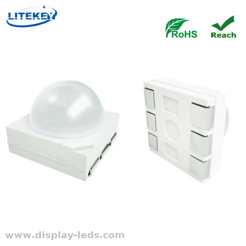 超高輝度黄色 PLCC 5050 ドーム SMD LED、角度 30 度