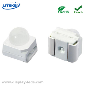 超高輝度 RGB PLCC 3528 ドーム SMD LED (角度 60 度)