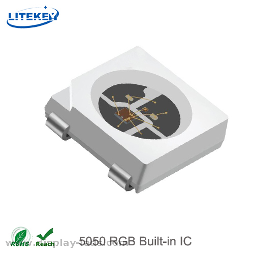 RoHS準拠の5050 IC内蔵SMD LED @12mA、中国の専門メーカーから提供