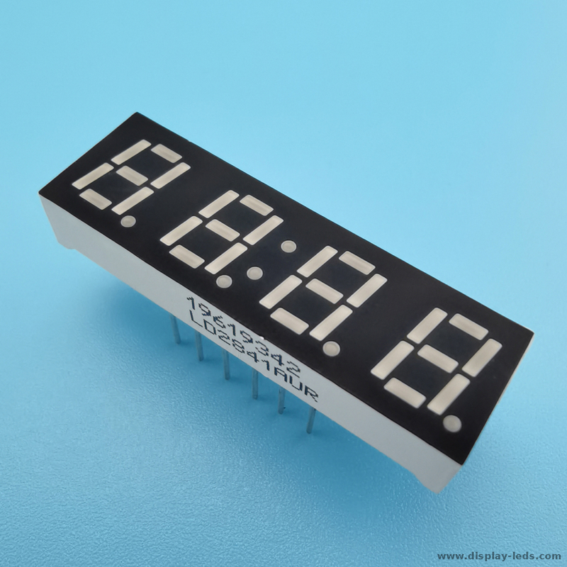 LD2841A/B シリーズ - 0.28 インチ 4 桁ディスプレイ